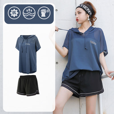 Conjunto de Yoga Suelto para Mujer - Tela Transpirable de Secado Rápido - Image 4