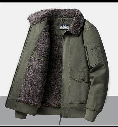 Chaqueta Cargo Cálida con Forro Polar para Hombre - Image 4