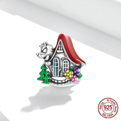 Cuentas de Plata de Ley S925 con Gota de Aceite Roja - Image 8