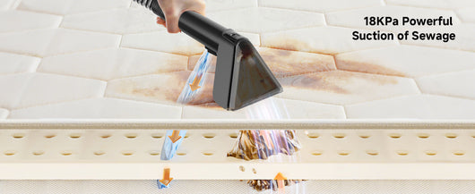 Limpiador Multifunción para Sofás, Alfombras y Cortinas con Aspiración Integrada - Image 23