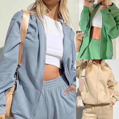 Conjunto Deportivo Jogger Mujer con Capucha Holgado