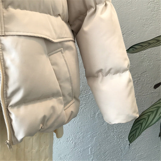 Chaqueta Acolchada con Cuello Alto Elevado - Estilo Moderno y Calidez - Image 9