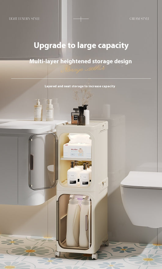 Gabinete Organizador Plegable Multifuncional para Baño - Image 16
