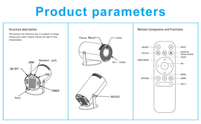 Proyector Portátil 4K Mini con Bluetooth para Cine en Casa - Image 12
