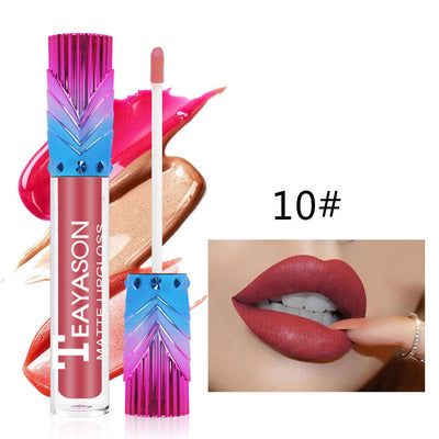 Labial Glaseado Rojo Intenso de Larga Duración - Fórmula Antiadherente - Image 14