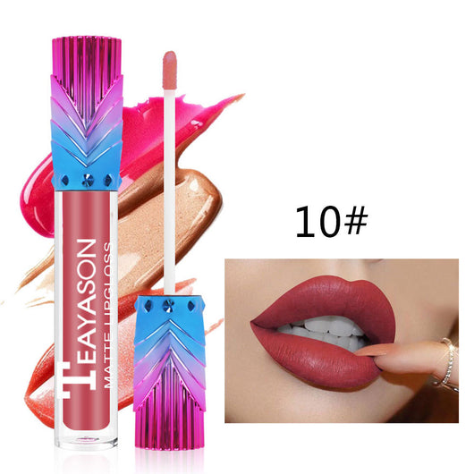 Labial Glaseado Rojo Intenso de Larga Duración - Fórmula Antiadherente - Image 14