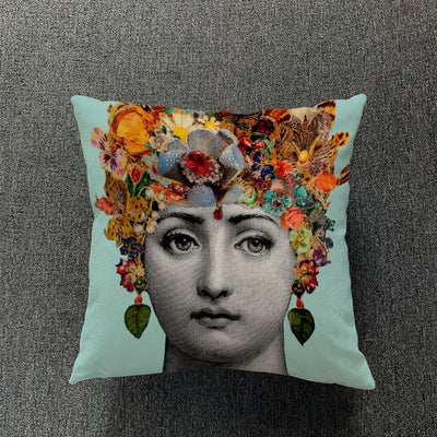 Funda de Almohada de Algodón y Lino para Sala de Estar - Image 32