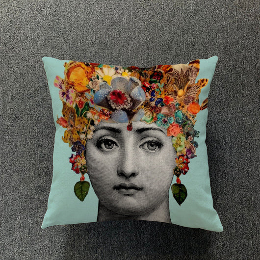Funda de Almohada de Algodón y Lino para Sala de Estar - Image 32
