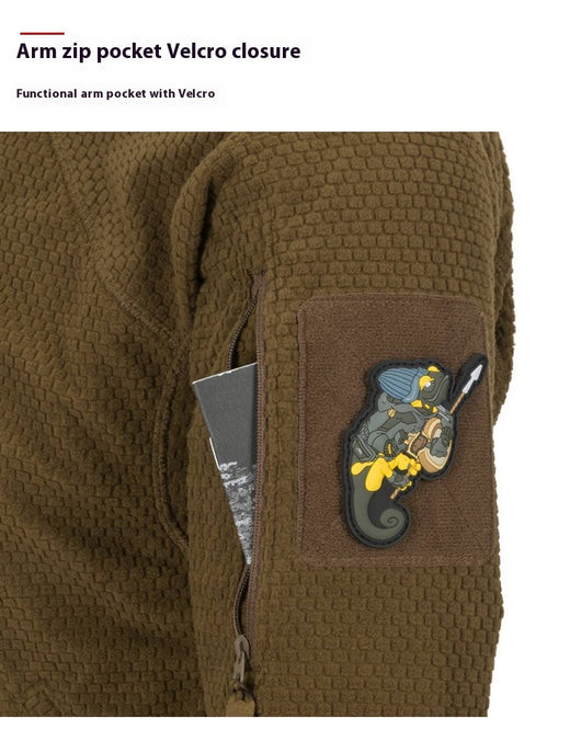 Chaqueta Polar de Forro Exterior para Hombre - Cardigan Térmico - Image 16