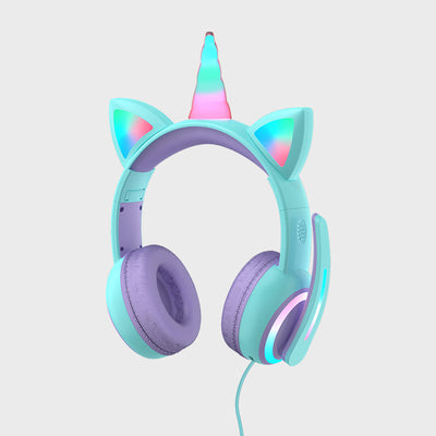 Auriculares Bluetooth Infantiles con Orejas de Gato y Luz LED - Image 8
