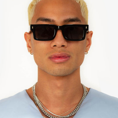 Gafas de Sol Retro Rectangulares Vintage para Hombre