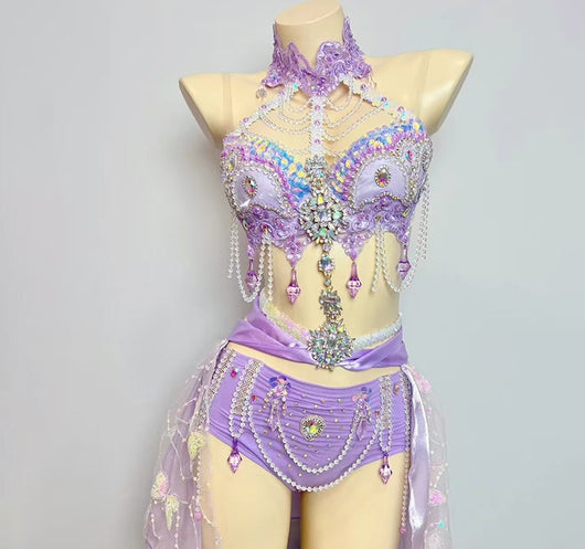 Vestido Mágico de Organza Iridiscente - Estilo Vacacional Zixia - Image 3