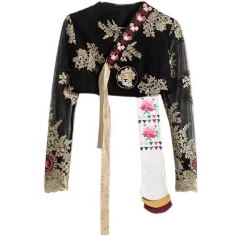 Conjunto de Falda de Danza con Bordados Elegantes para Mujer - Image 3