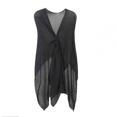 Cardigan Ligero Antibolitas Tejido Fino Color Sólido - Image 8