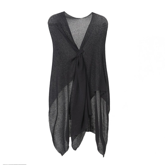 Cardigan Ligero Antibolitas Tejido Fino Color Sólido - Image 8