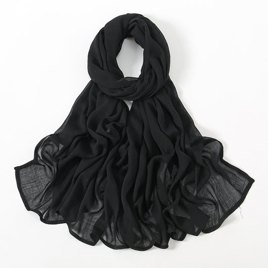 Pañuelo Modal Rayon Malayo Indonesio Colores Sólidos Transpirable - Image 11