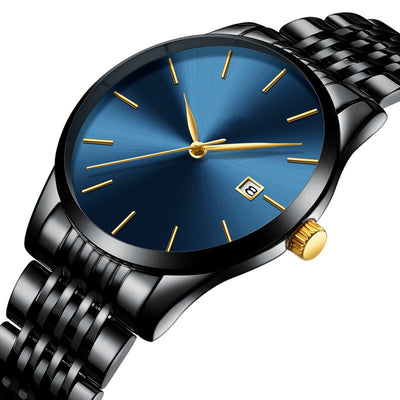 Reloj de Acero Inoxidable para Hombre - Cuarzo Resistente al Agua - Image 2