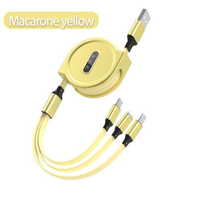 Cable de Carga Rápida 3 en 1 Telescópico Macaron 3A - Image 6