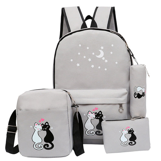 Mochila Infantil de Lona con Diseños Animados - Image 9