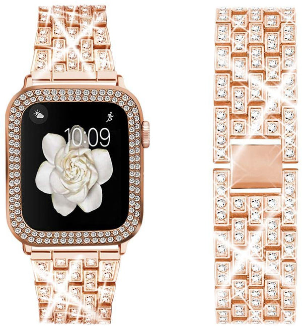 Funda Protectora para Reloj Infantil con Correa de Metal y Diamantes