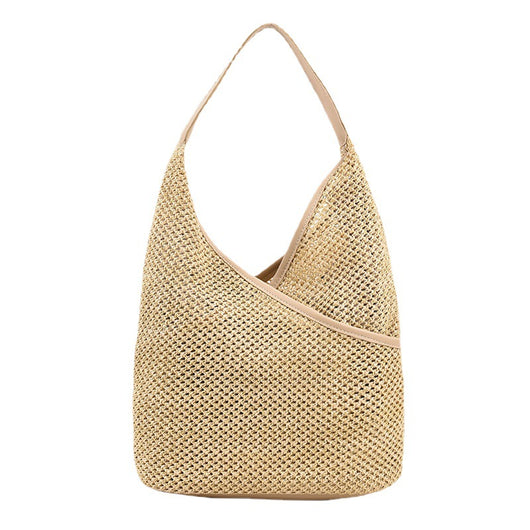 Bolsa de Hombro Tejida de Gran Capacidad para Mujer - Image 9