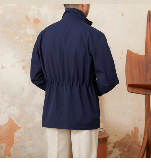 Chaqueta Italiana Impermeable Ajustada al Cintura - Otoño e Invierno - Image 3