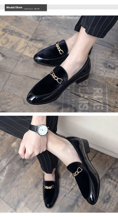 Zapatos Casuales de Cuero con Punta para Hombre - Image 20