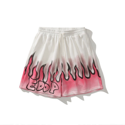 Shorts Deportivos Street Flame con Diseño Graffiti Urbano - Image 4