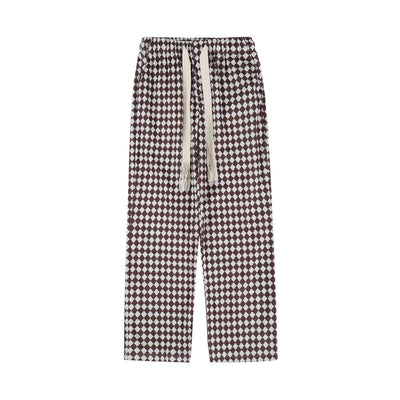 Pantalones Anchos de Cintura Elástica con Estampado Geométrico - Image 17