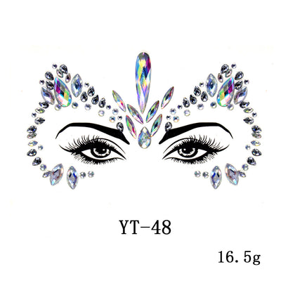 Cristales Adhesivos para Cara - Kit DIY de Diamantes y Brillos Acrílicos - Image 18