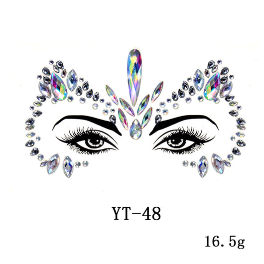 Cristales Adhesivos para Cara - Kit DIY de Diamantes y Brillos Acrílicos - Image 18