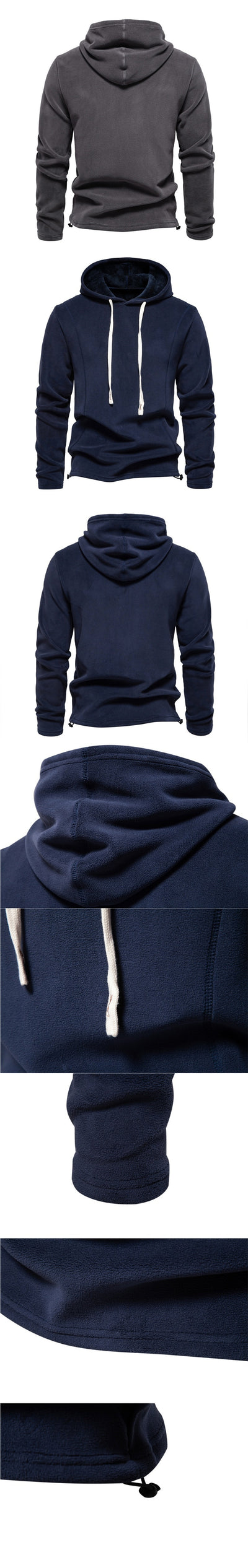 Suéter de Cuello Alto con Cierre Medio para Hombre - Otoño e Invierno - Image 21
