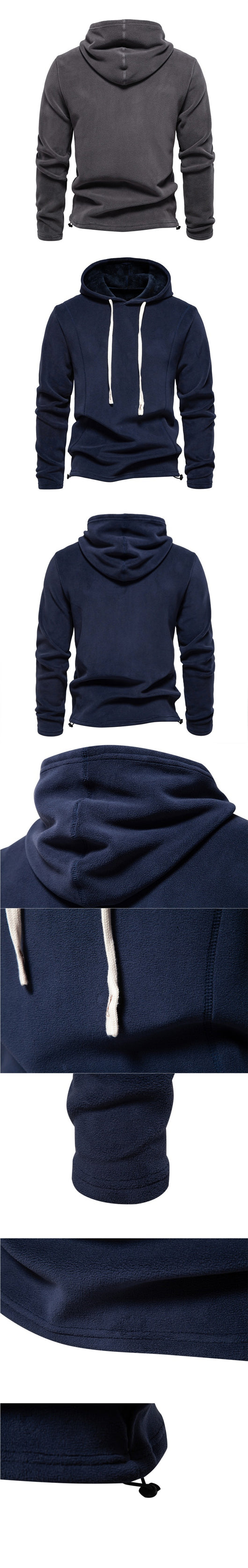 Suéter de Cuello Alto con Cierre Medio para Hombre - Otoño e Invierno - Image 21