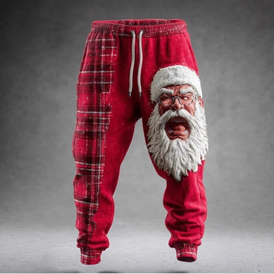 Pantalones de Chándal Casuales con Estampado y Cordón Ajustable para Hombre - Image 4