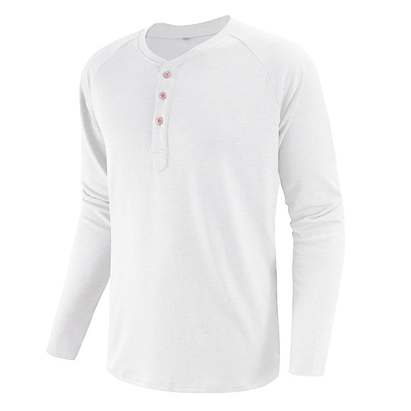 Camiseta Henley Grande para Hombre - Comodidad y Estilo