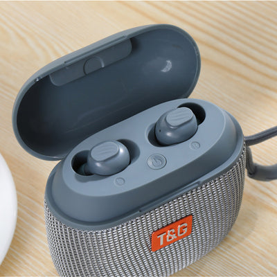 Auriculares Bluetooth 2 en 1 con Parlante Estéreo Portátil - Image 11