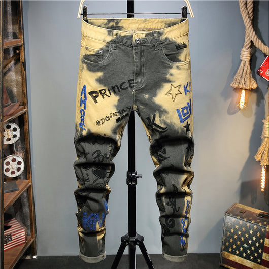 Pantalones Jeans Slim Fit Estirables con Estampado Camuflaje - Diseño Moderno y Versátil - Image 10