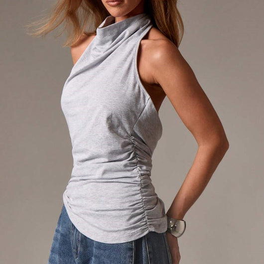 Top Halter Ajustado sin Mangas para Mujer - Diseño Sensual y Moderno - Image 6