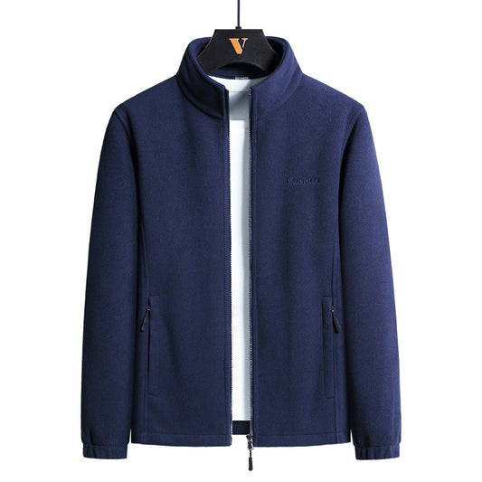 Chaqueta Polar Suelta para Adultos Mayores