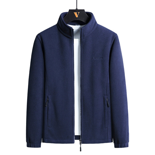 Chaqueta Polar Suelta para Adultos Mayores