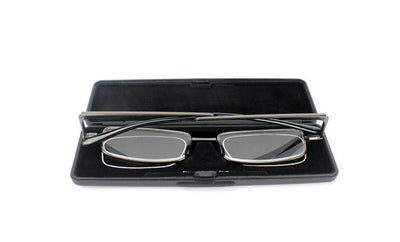 Gafas de Lectura Metálicas Ultrafinas para Hombre con Patillas Articuladas - Image 9