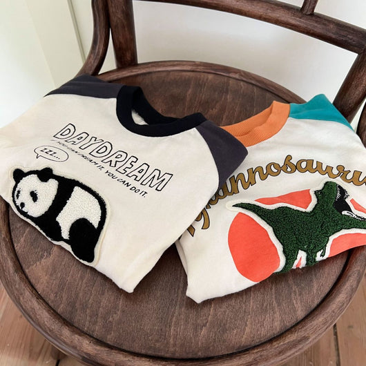 Camiseta Infantil de Manga Larga en Algodón para Primavera y Otoño - Image 16