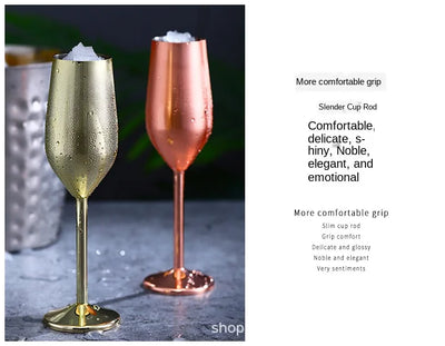Copas de Champagne y Vino Tinto en Acero Inoxidable - Image 6