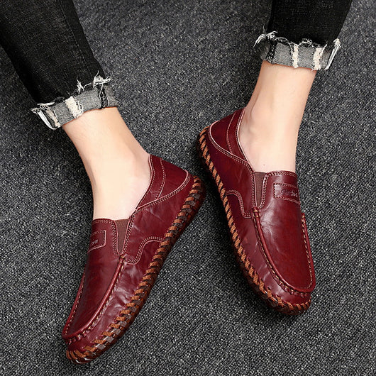 Zapatos de Cuero con Suela de Tendón Resistente Cosidos a Mano - Image 11