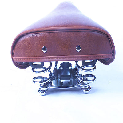 Sillín Retro de Cuero PU con Cojín Ergonómico - Image 9