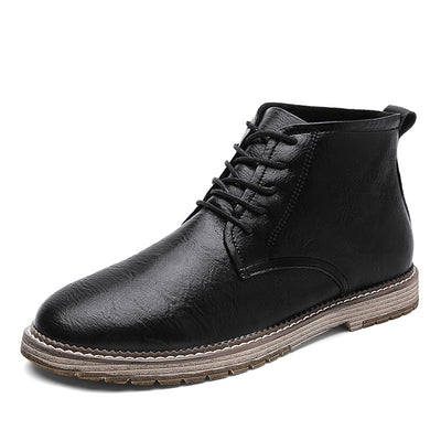 Botas Martin de Cuero para Hombre - Estilo Urbano Primavera Otoño - Image 2