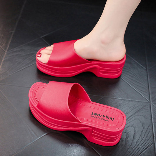 Sandalias Plataforma Impermeables para Mujer - Botas de Lluvia Antideslizantes - Image 6