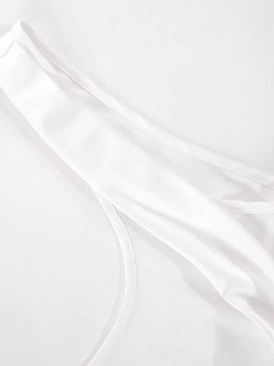 Conjunto de Dos Piezas: Top Corto sin Mangas con Encaje y Brasier Escotado - Image 12