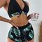 Bikini Retro Estilo Hong Kong con Elegancia Sofisticada para Mujer