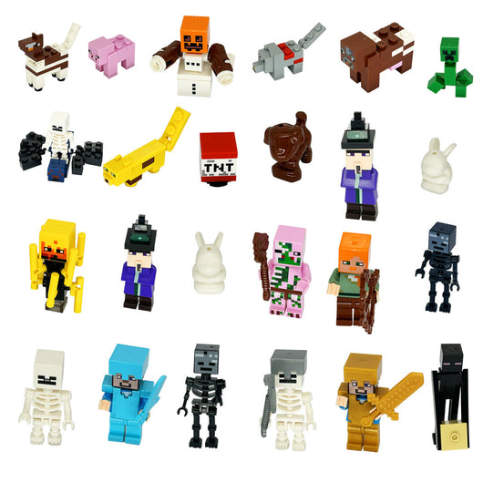 Robot Pixel Armable con Cuenta Regresiva Digital - Bloques de Construcción Interactivos - Image 5
